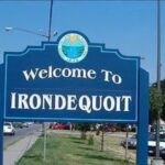 Sign that says welcome to Irondequoit