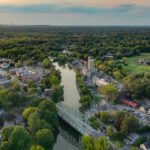 Aerial view of Monroe County New York Real Estate
