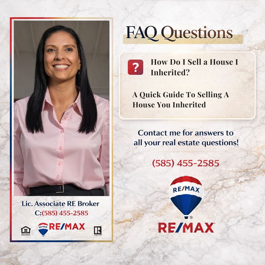 Real estate FAQ and contact information.