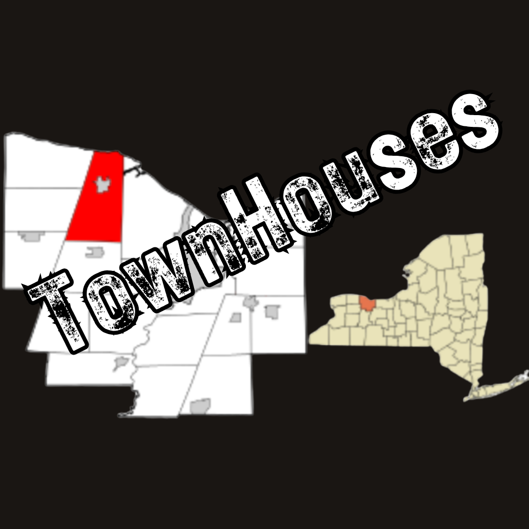 Map highlighting townhouses location