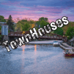 Perinton TownHouses for sale near the Erie Canal at sunset