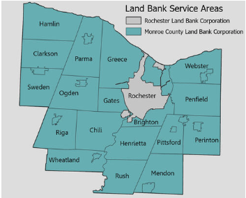 Rochester NY real estate location map Monroe County New York