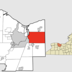 Penfield NY real estate location map Monroe County New York